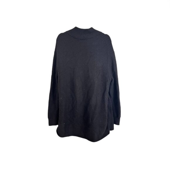 Athleta Ravine Merino Wool Funnel Sweater Black - Picture 5 of 6